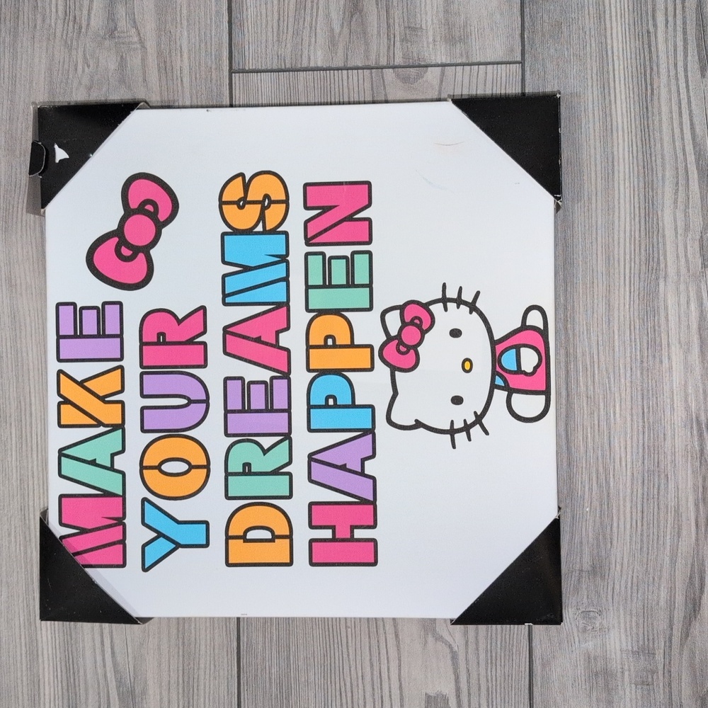 HELLO KITTY WALL ART / CANVAS BRAND NEW
